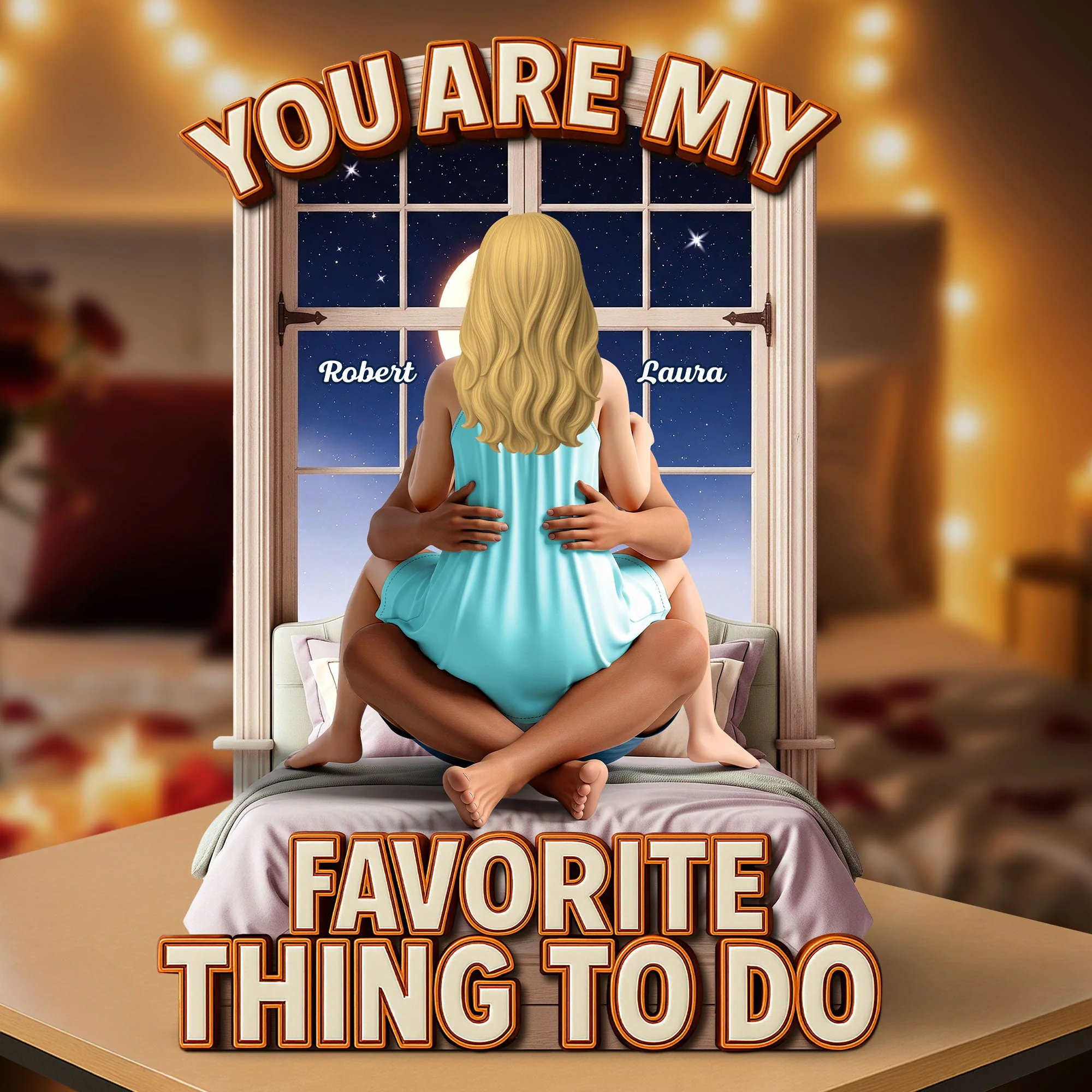 Naughty Couple - Personalized Acrylic Plaque Gifts For Couple - Image 6