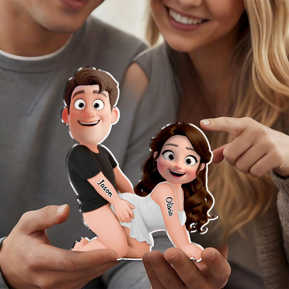 Naughty Personalized Couple Plaque - Gifts For Couple - Image 5
