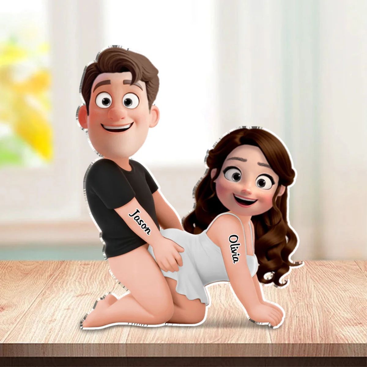Naughty Personalized Couple Plaque - Gifts For Couple - Image 6