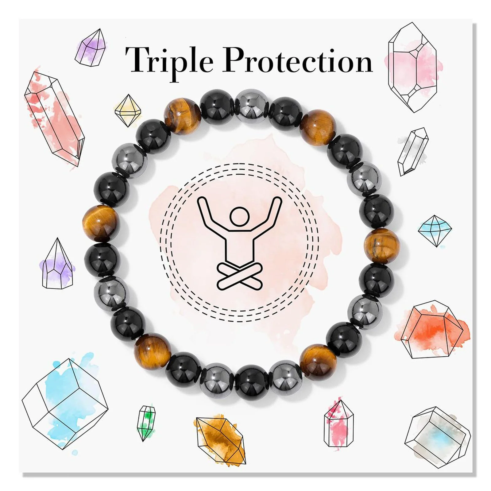 New Beginnings - Natural Stone Healing Encourage Bracelet - Image 12