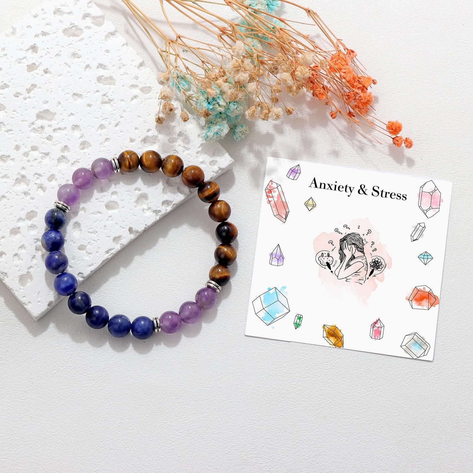 New Beginnings - Natural Stone Healing Encourage Bracelet - Image 14