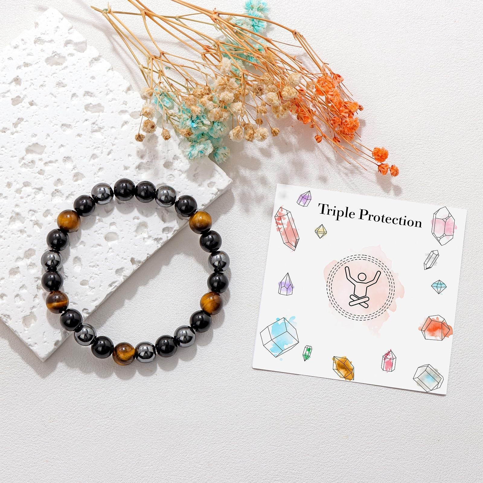 New Beginnings - Natural Stone Healing Encourage Bracelet - Image 22