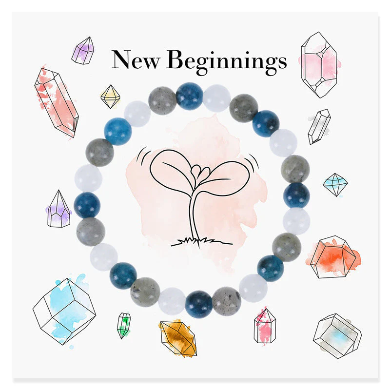 New Beginnings - Natural Stone Healing Encourage Bracelet - Image 7