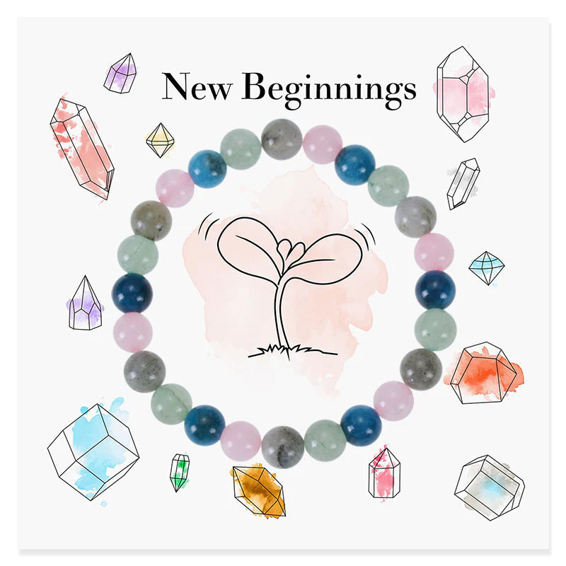 New Beginnings - Natural Stone Healing Encourage Bracelet - Image 8