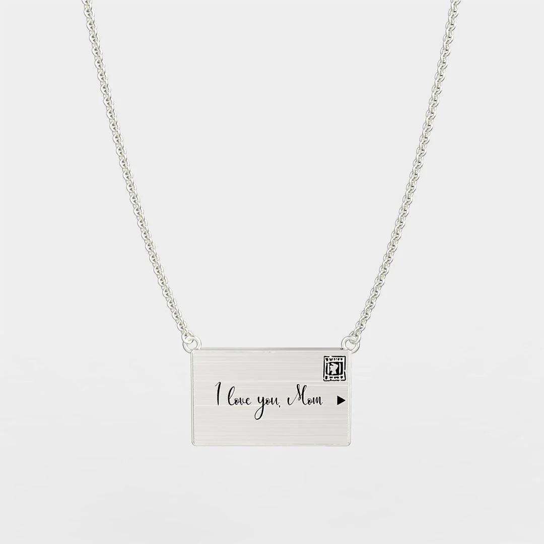 Custom Precious Memory Photo Stamp Necklace - Image 5