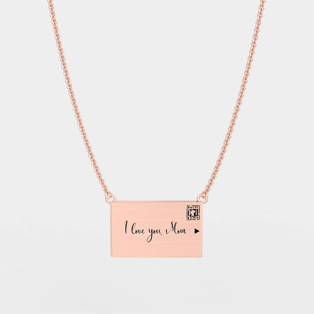 Custom Precious Memory Photo Stamp Necklace - Image 8