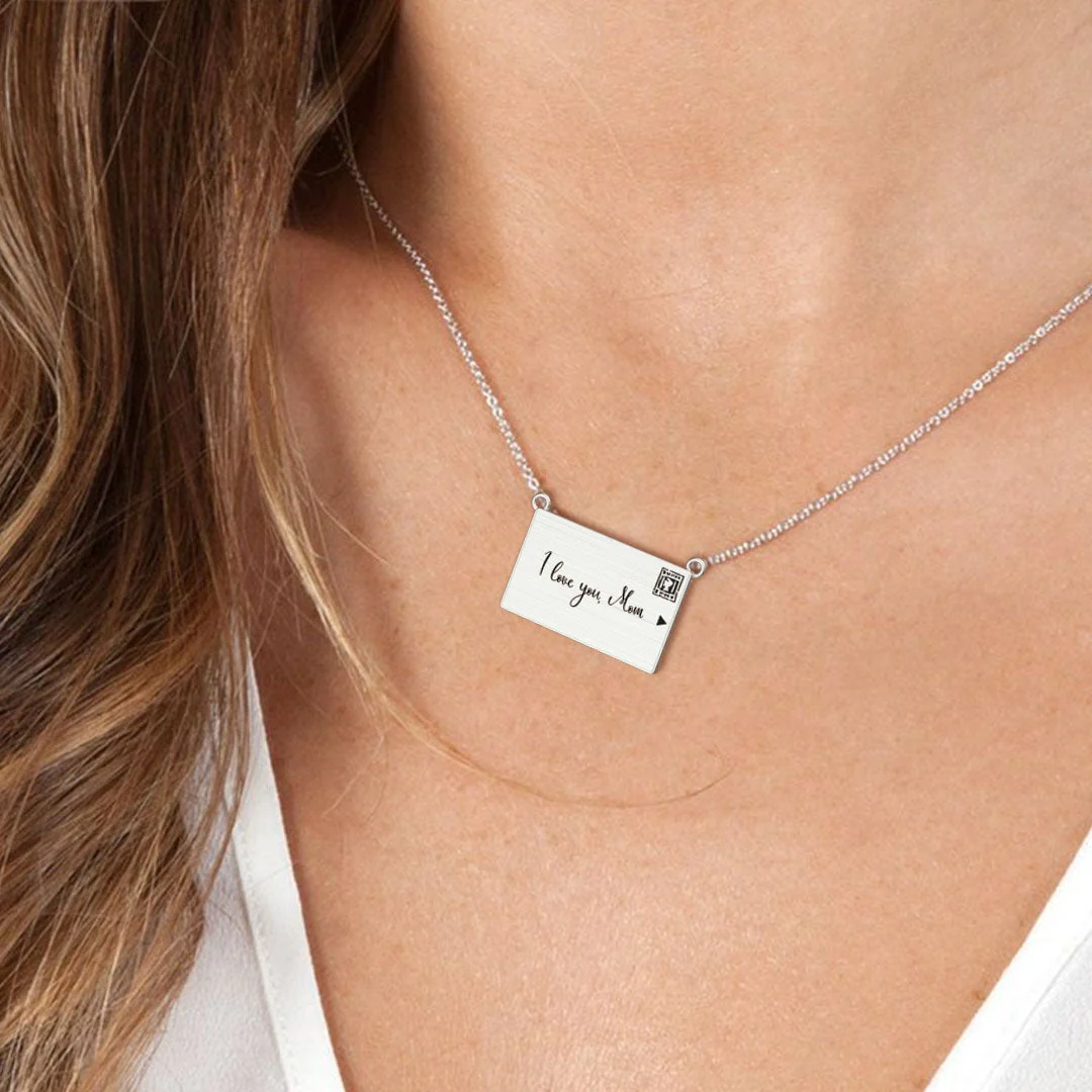 Custom Precious Memory Photo Stamp Necklace - Image 9