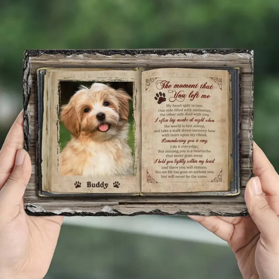 No Longer By My Side, But Forever In My Heart Personalized Memorial Stone - Image 2