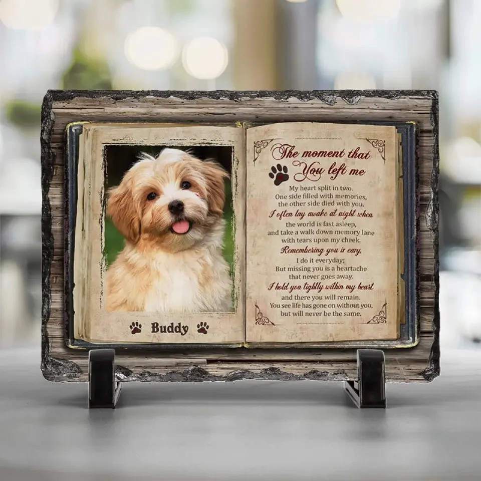 No Longer By My Side, But Forever In My Heart Personalized Memorial Stone - Image 4