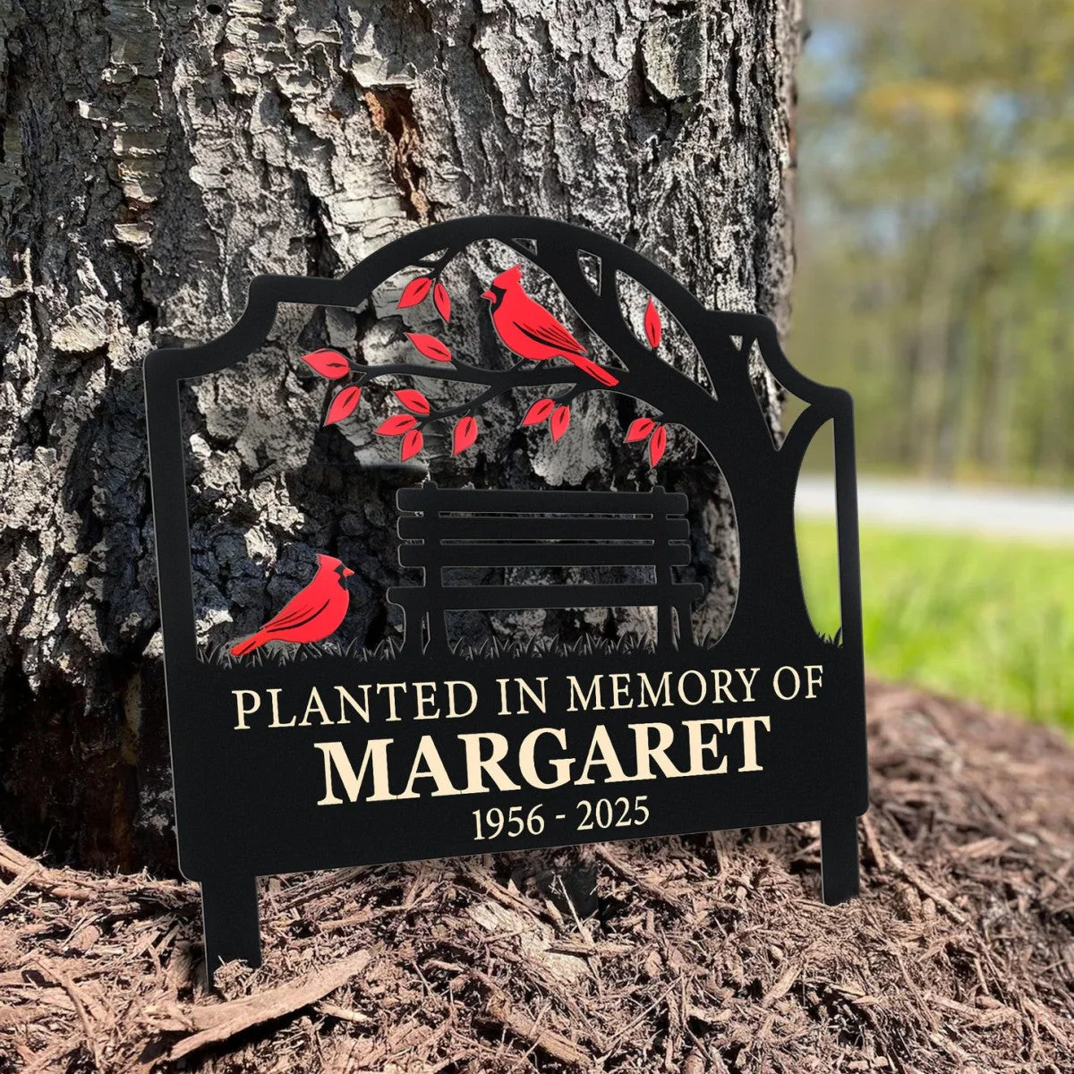 Not A Day Goes By That You Are Not Missed Personalized Metal Garden Stake - Image 3