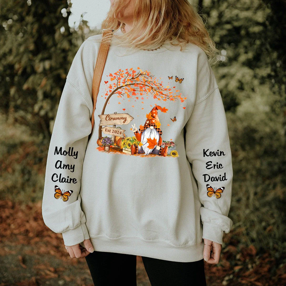 Oh My Gourd I Love Fall - Family Personalized Sweatshirt - Image 2