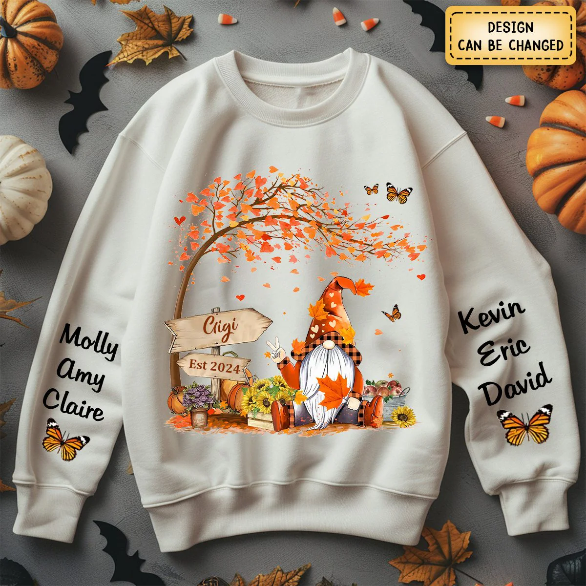 Oh My Gourd I Love Fall - Family Personalized Sweatshirt - Image 5