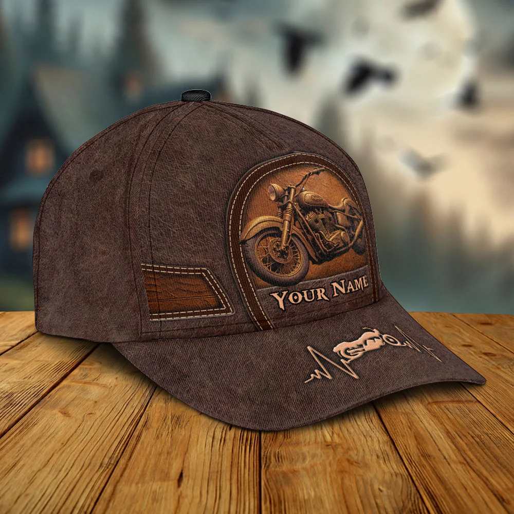 Personalized Old Biker Classic Cap - Image 3