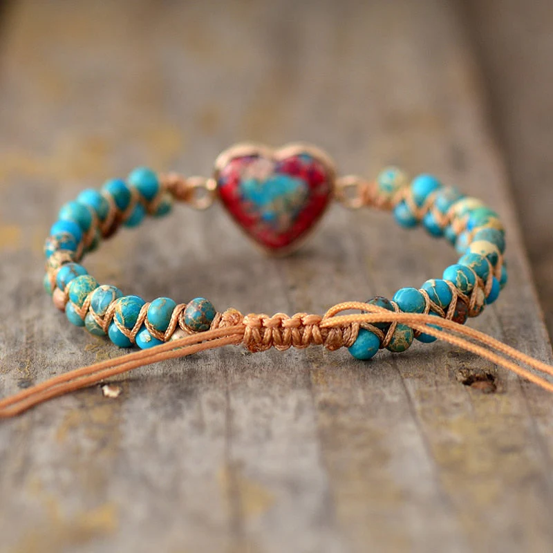 Passionate Heart Jasper Bracelet - Image 4