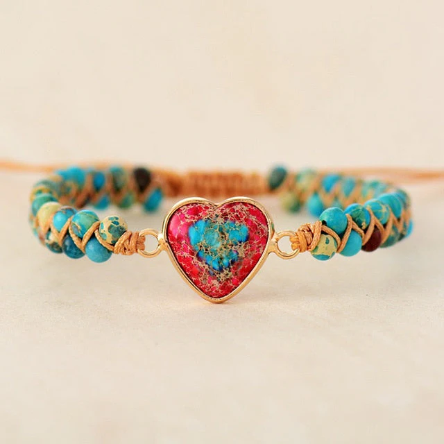 Passionate Heart Jasper Bracelet - Image 5