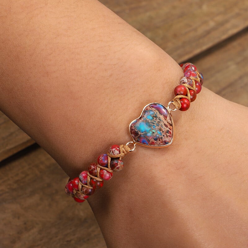 Passionate Heart Jasper Bracelet - Image 7
