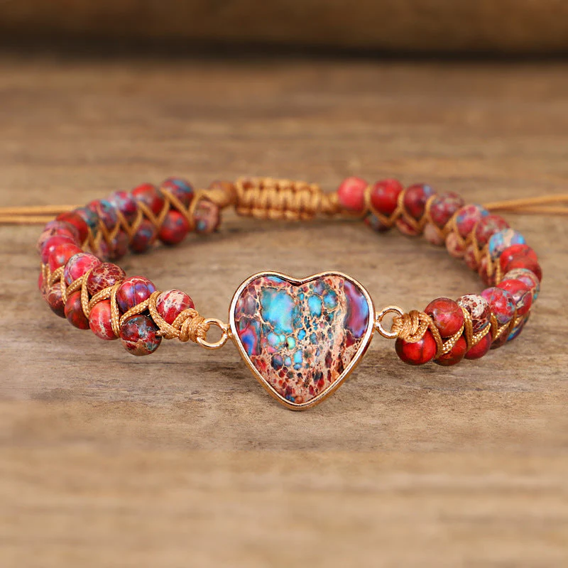 Passionate Heart Jasper Bracelet - Image 9