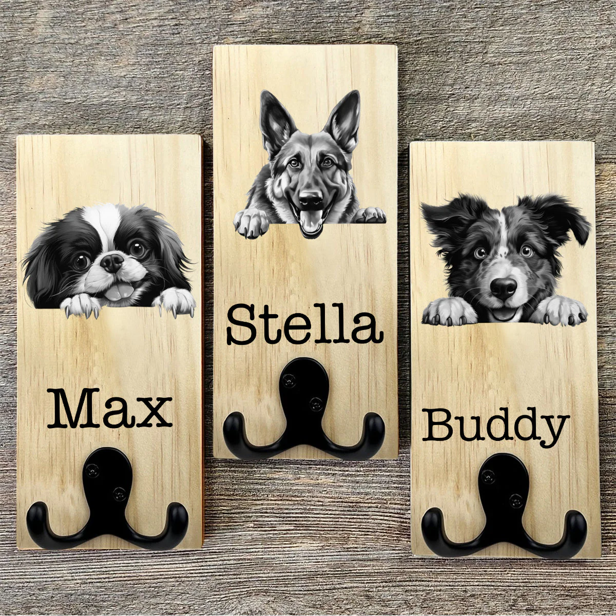 Personalised Dog Lead Hook Hanger, Dog Gift, Pet Presant - Image 4