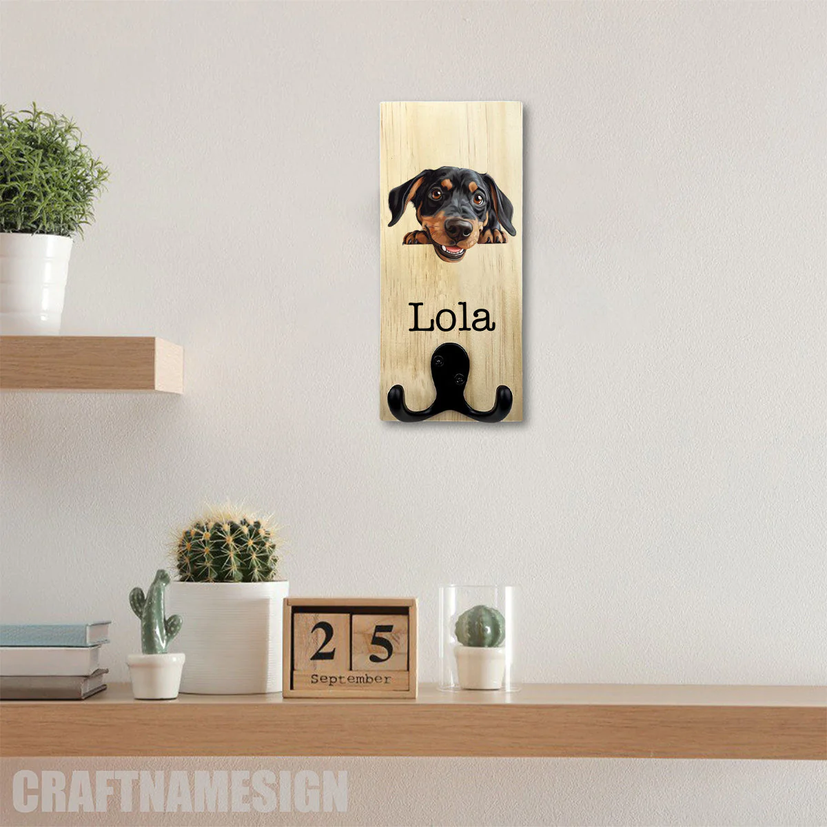 Personalised Dog Lead Hook Hanger, Dog Gift, Pet Presant - Image 5