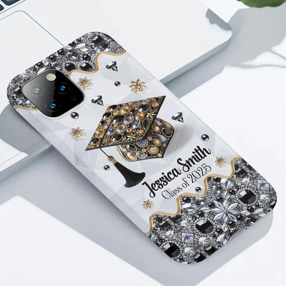 Personalized 2025 Grad Gift - Custom Printed Graduation Phone Case - Image 5