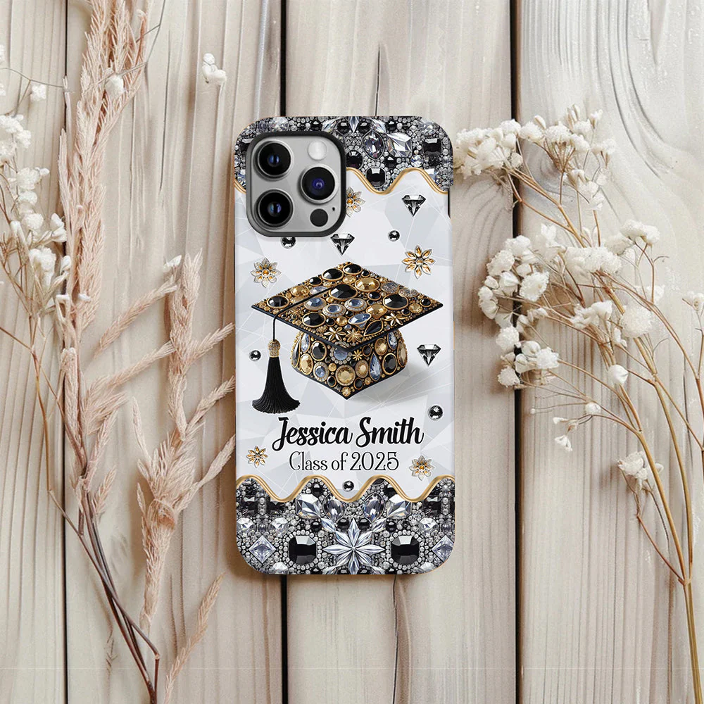 Personalized 2025 Grad Gift - Custom Printed Graduation Phone Case - Image 6