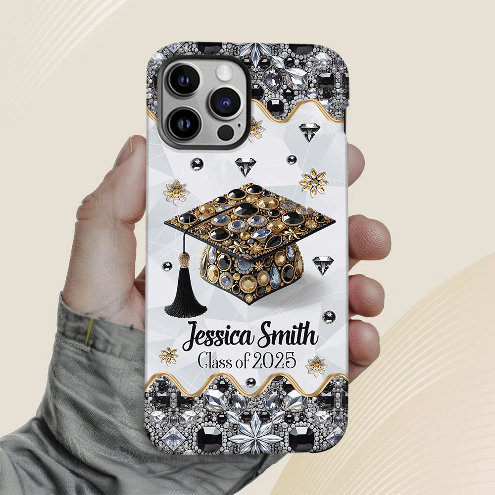 Personalized 2025 Grad Gift - Custom Printed Graduation Phone Case - Image 7