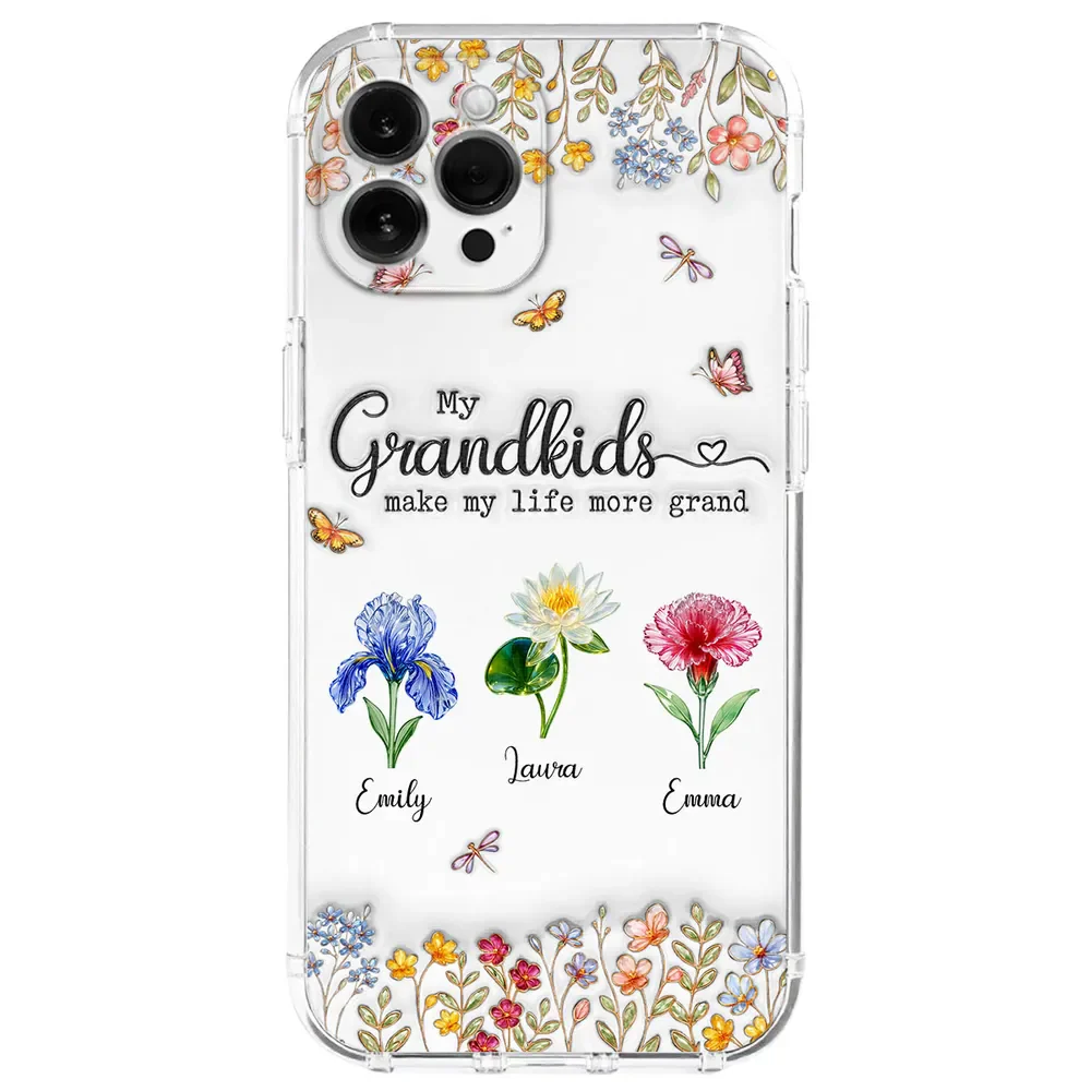 Personalized 3D Inflated Effect Phone Case – "Make Life More Grand With Lovely Kids" - Image 4
