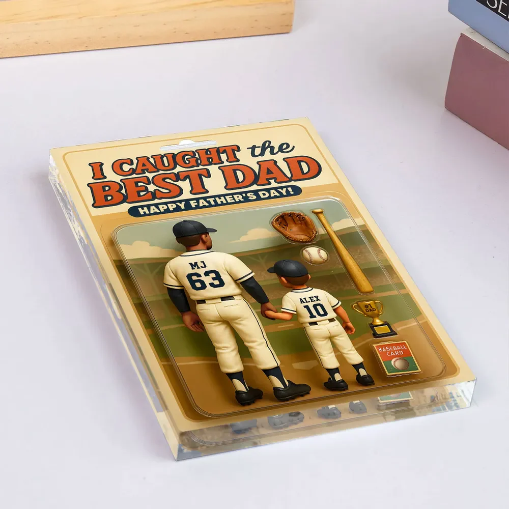 Personalized Acrylic Block Plaque, Father's Day Gift for Dad, Gift for Husband - Image 4
