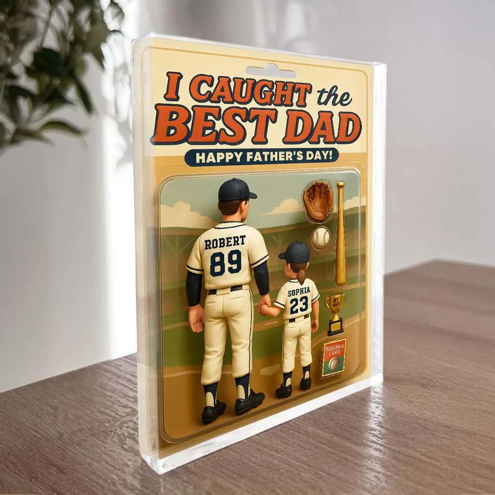 Personalized Acrylic Block Plaque, Father's Day Gift for Dad, Gift for Husband - Image 5