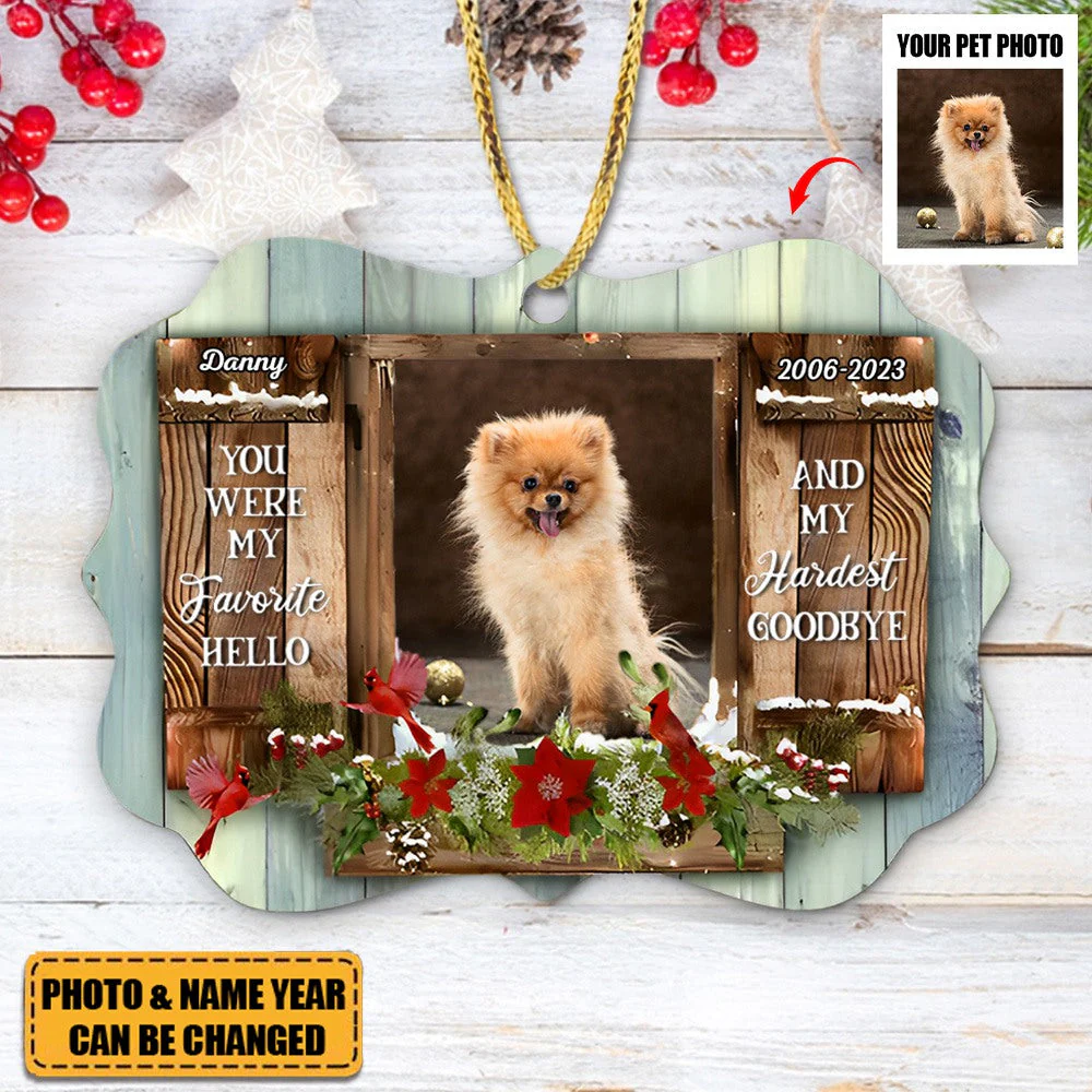 Personalized Acrylic Ornament  Christmas/Memorial Gift Idea for Pet Owners - Image 2