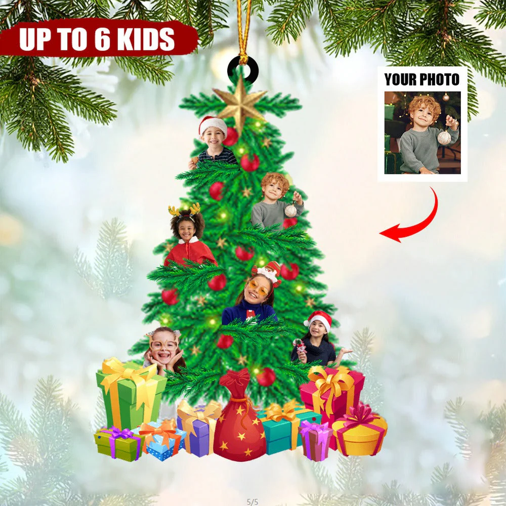 Personalized Acrylic Ornament Family Reunion Christmas Tree - Image 2