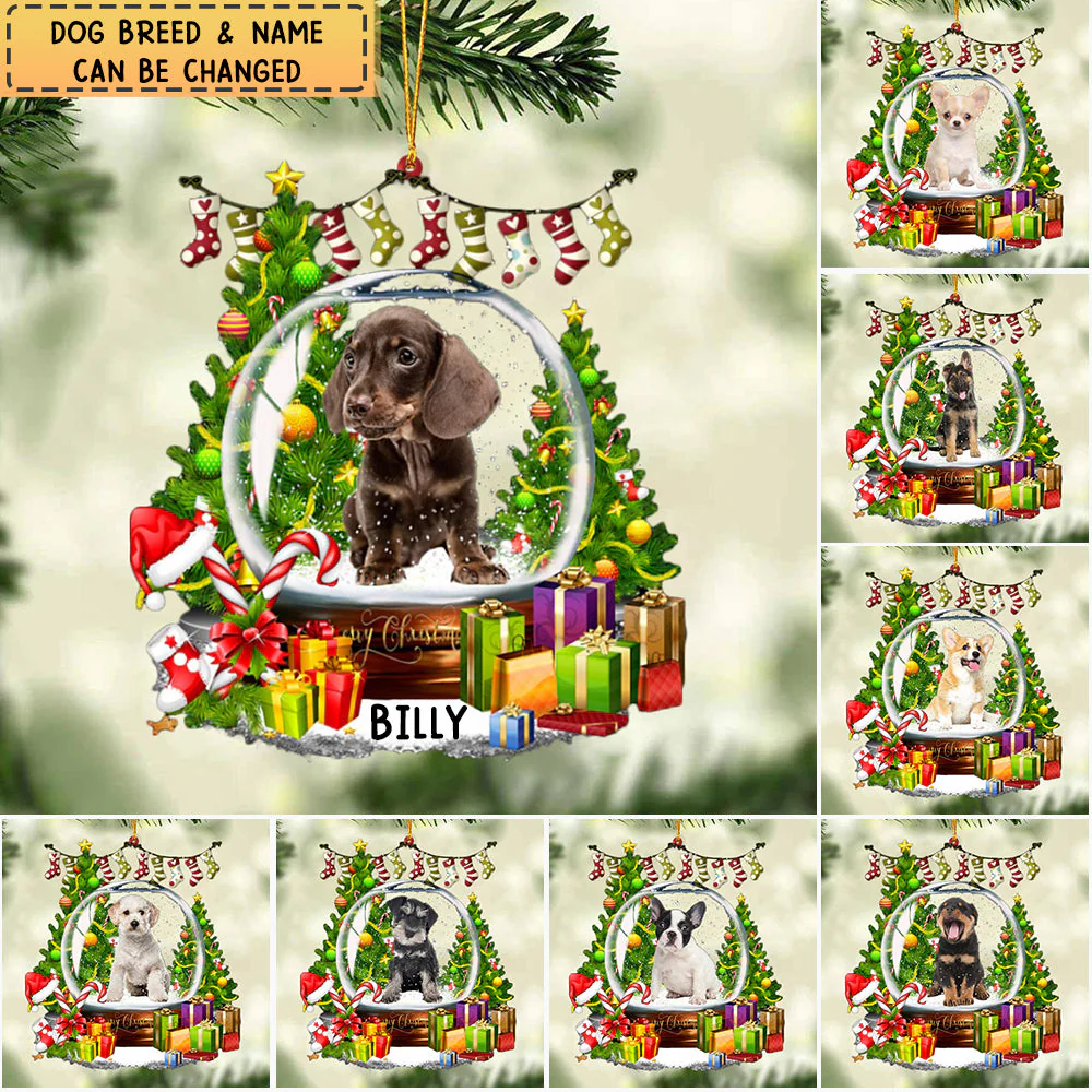 Personalized Acrylic Ornament Gift For Dog Lover - Image 2