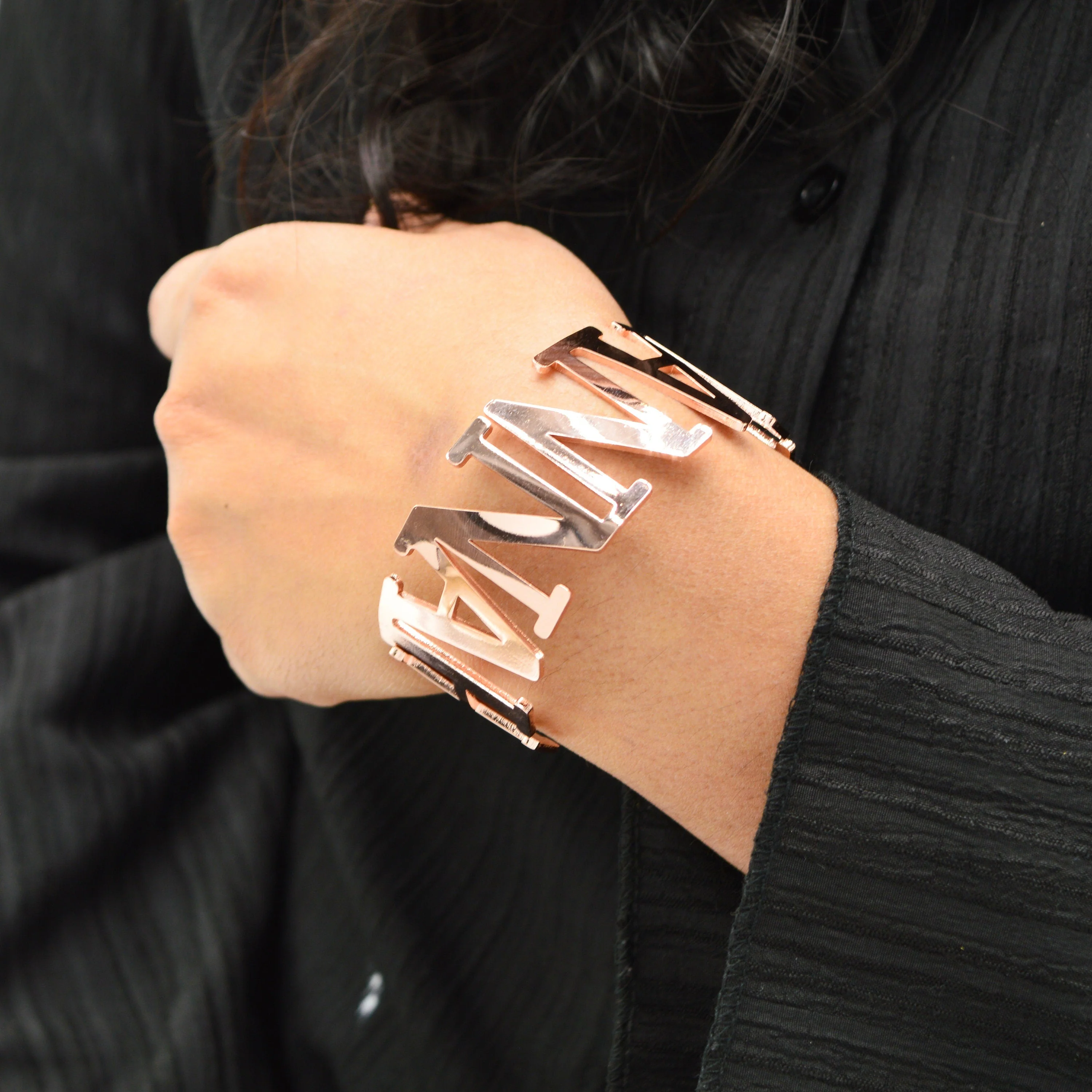Personalized Adjustable Name Bangle - Image 4