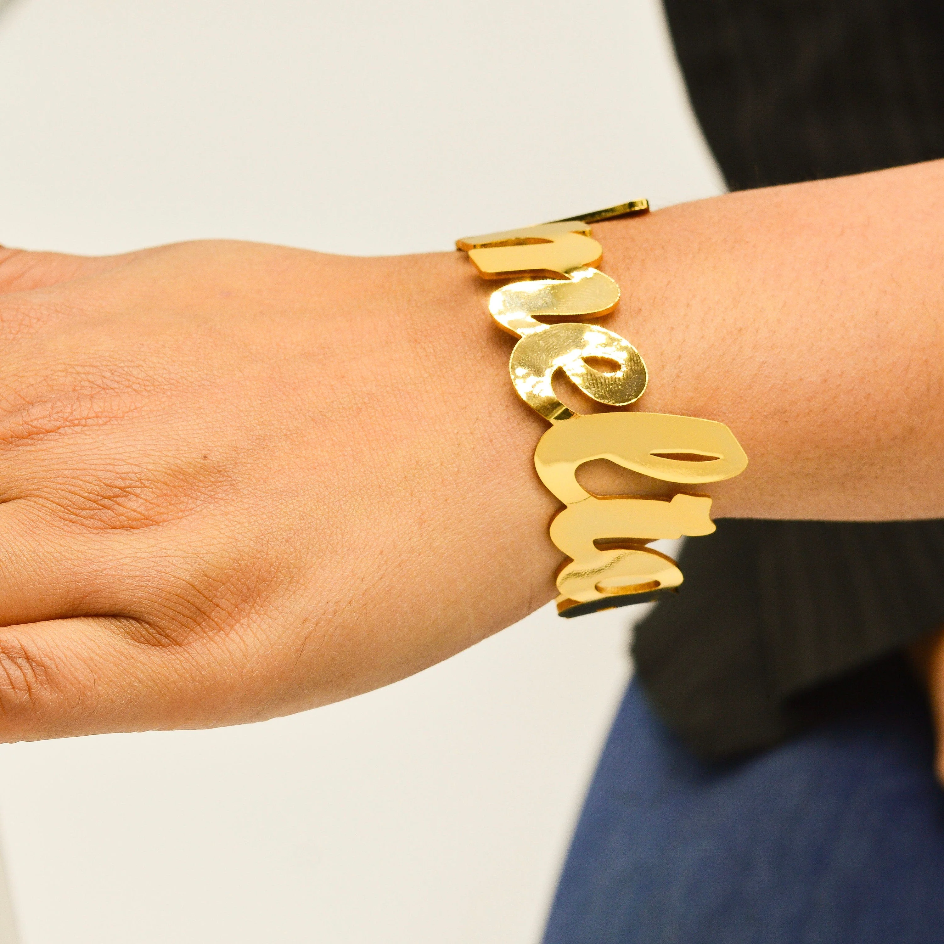 Personalized Adjustable Name Bangle - Image 5