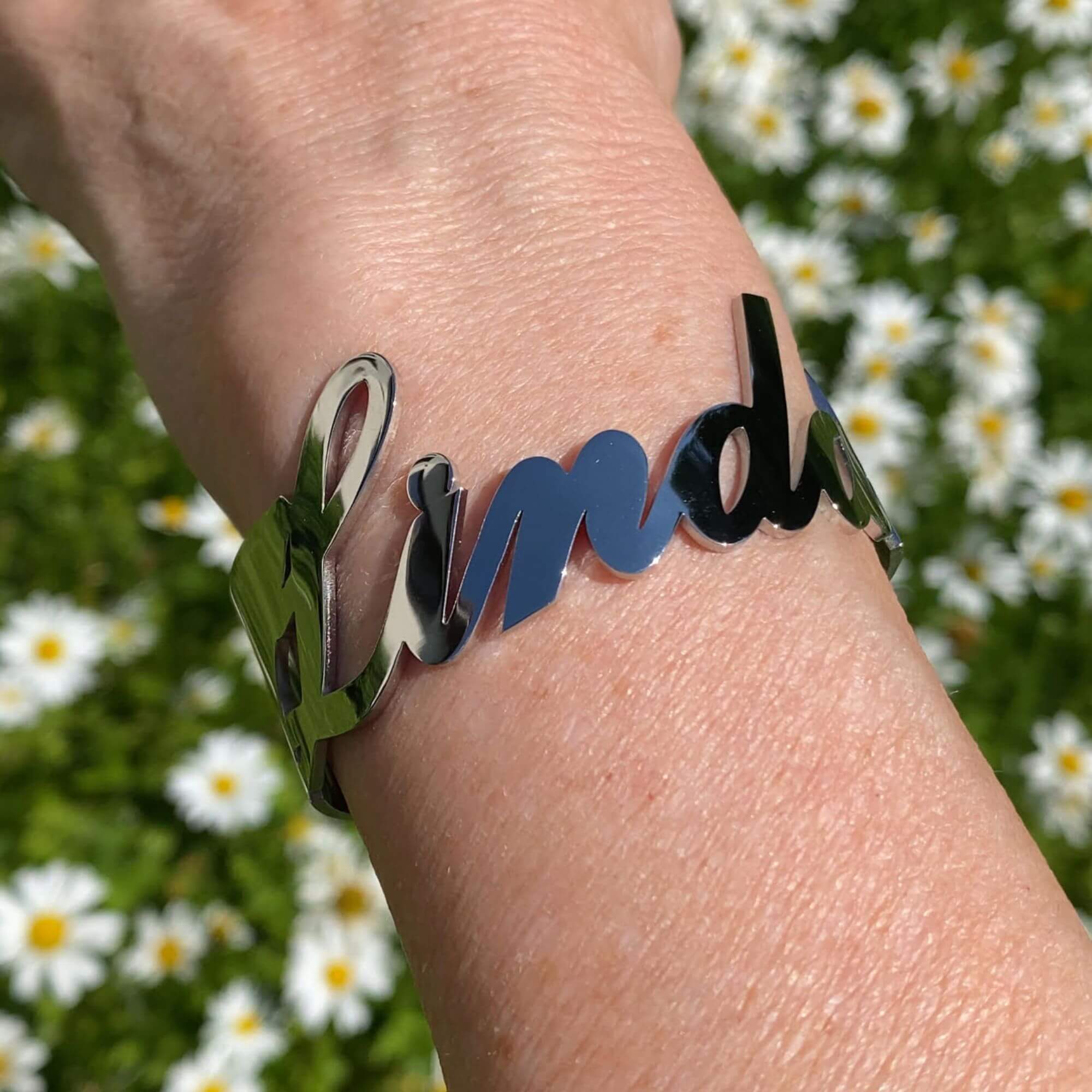 Personalized Adjustable Name Bangle - Image 8