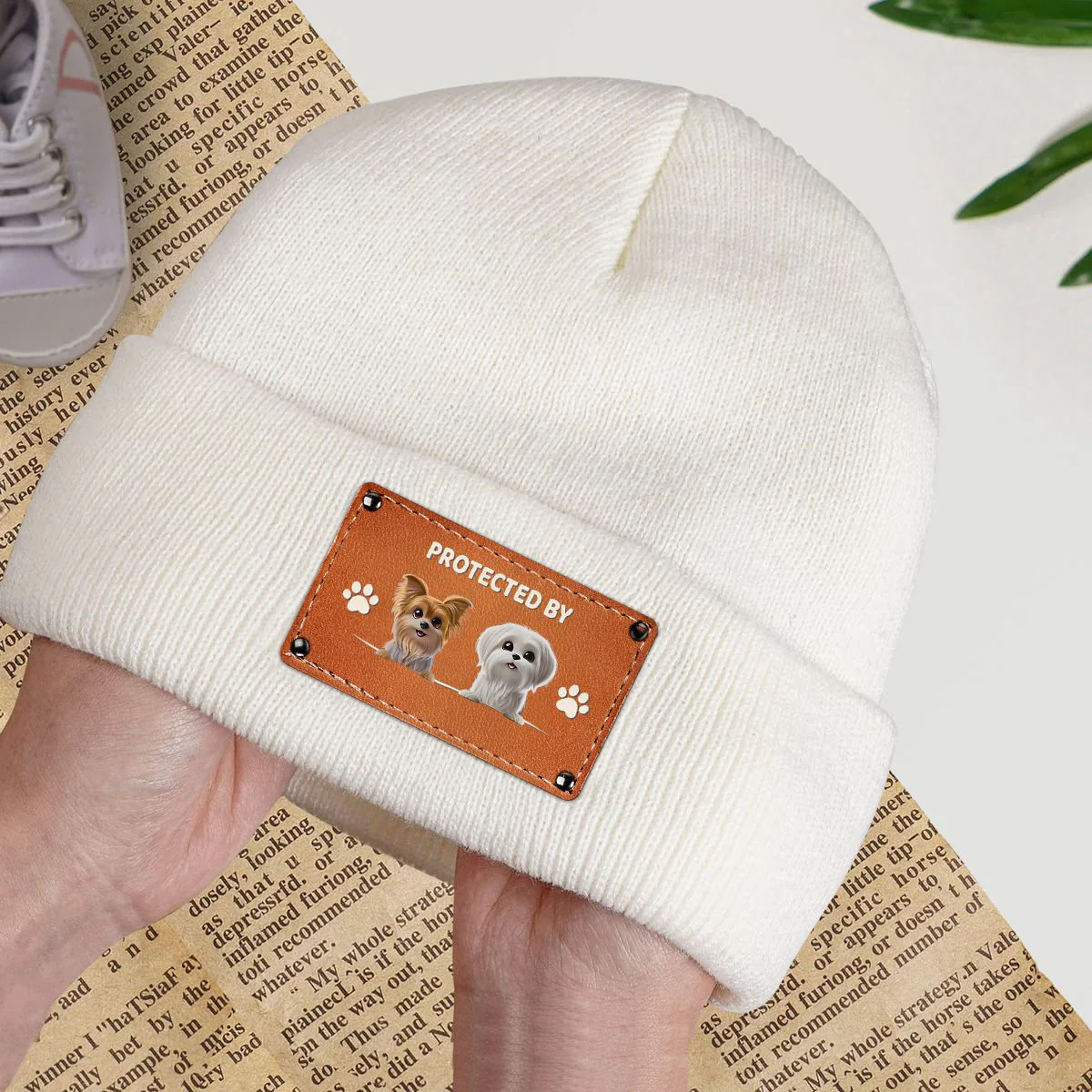 Personalized Baby Beanie Hat Gifts For Dog lovers - Image 4