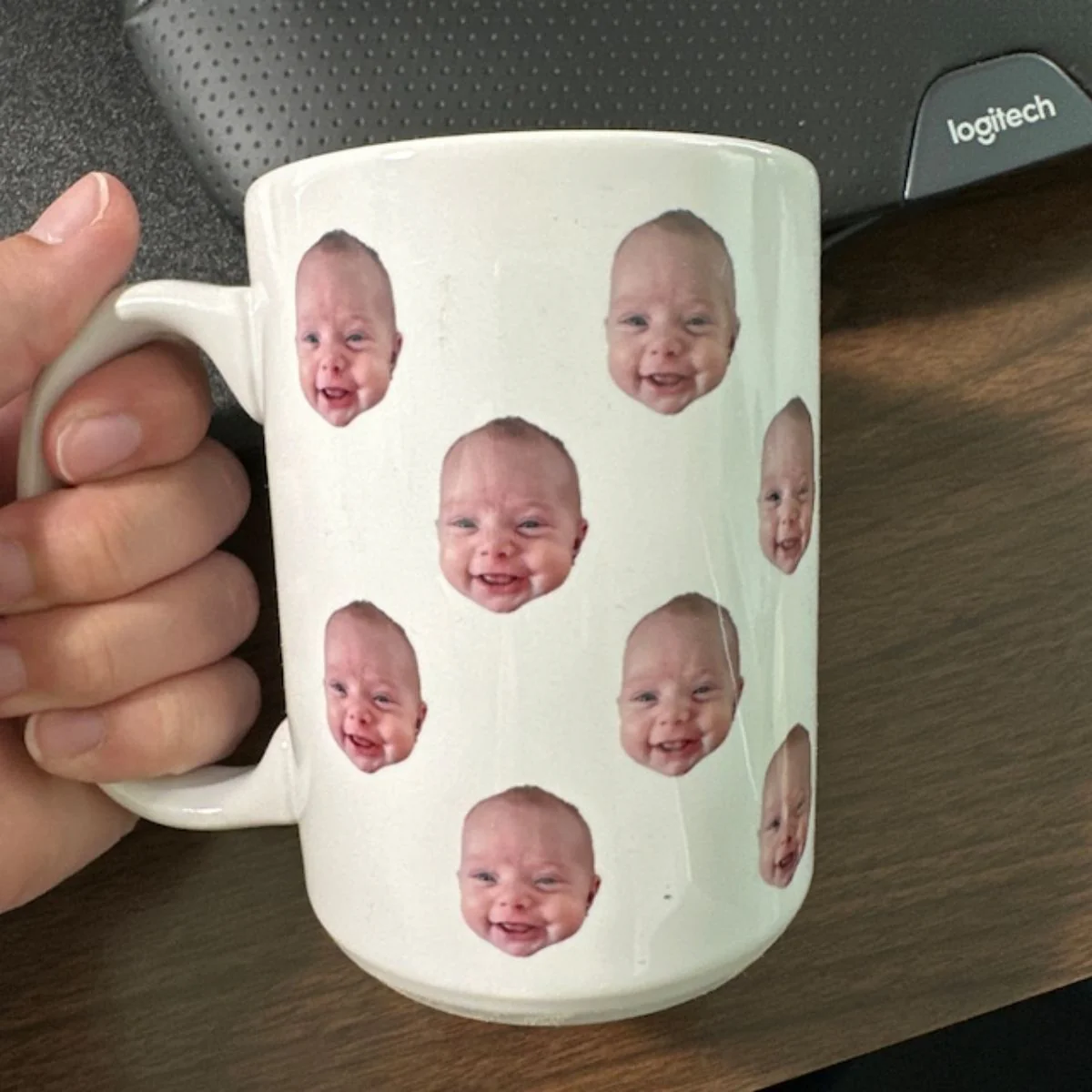 Personalized Baby Face Mug - Image 5