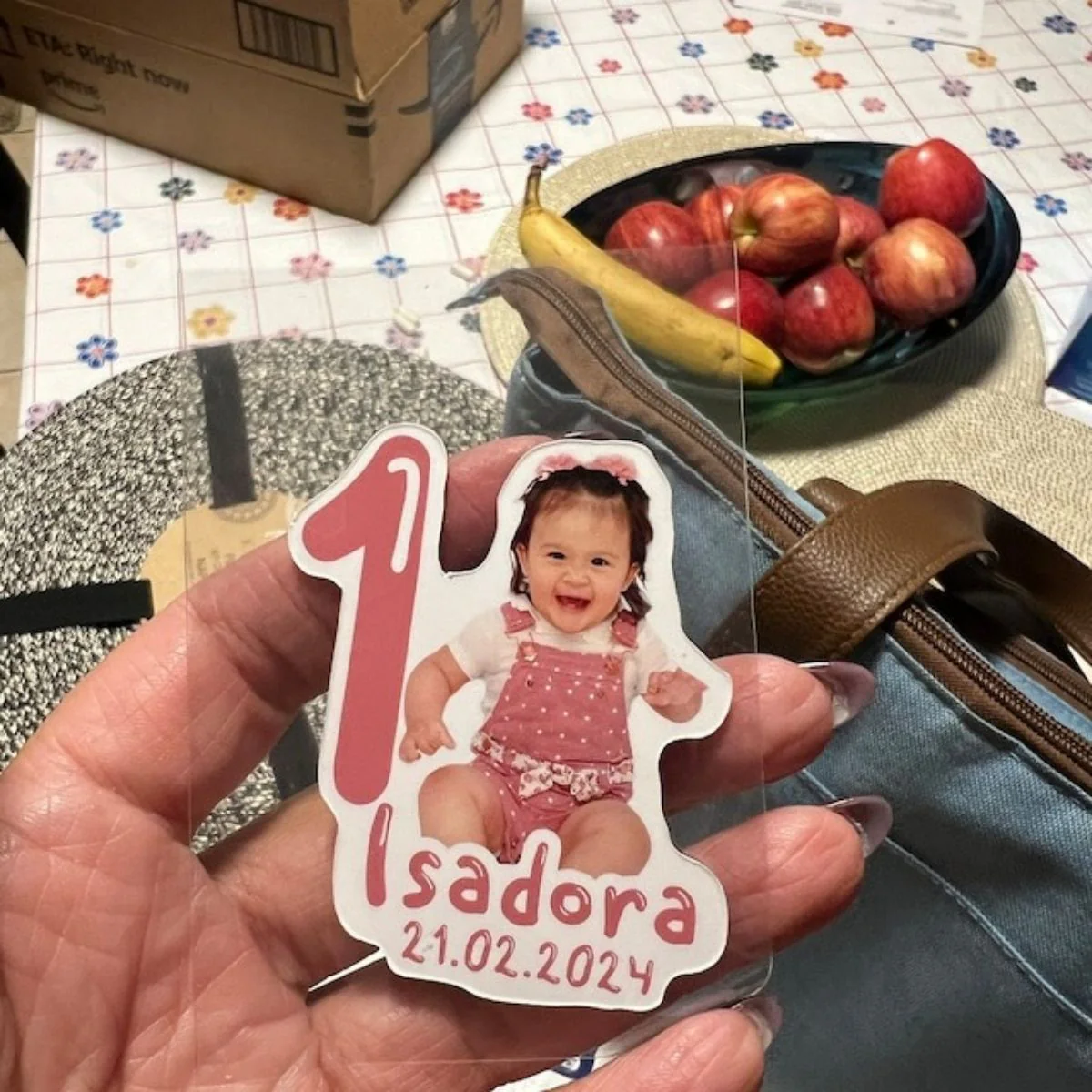 Personalized Baby Kid Birthday Party Favors Magnet - Image 5