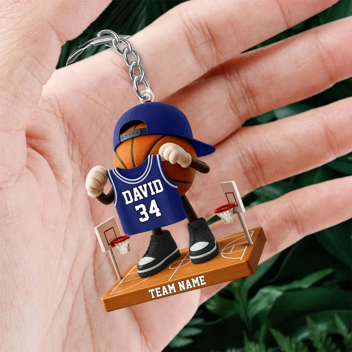 Personalized Basketball Acrylic Keychain,Unique Gifts For Basketball Lover - Image 4