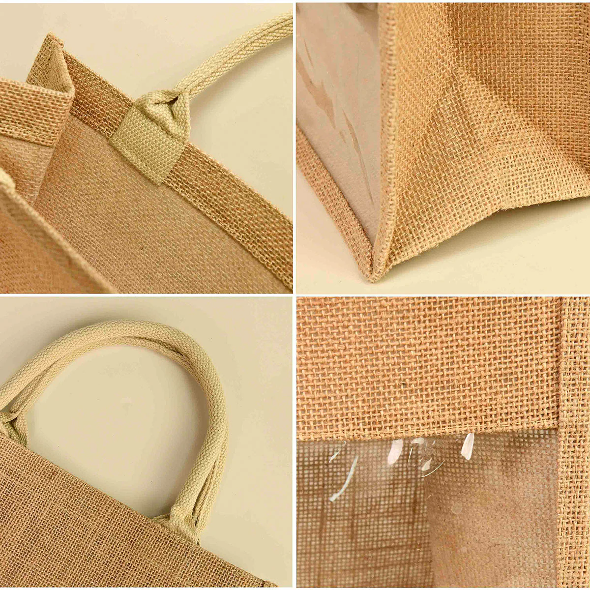 Personalized Beach Jute Tote Bag with Scarf - Image 17
