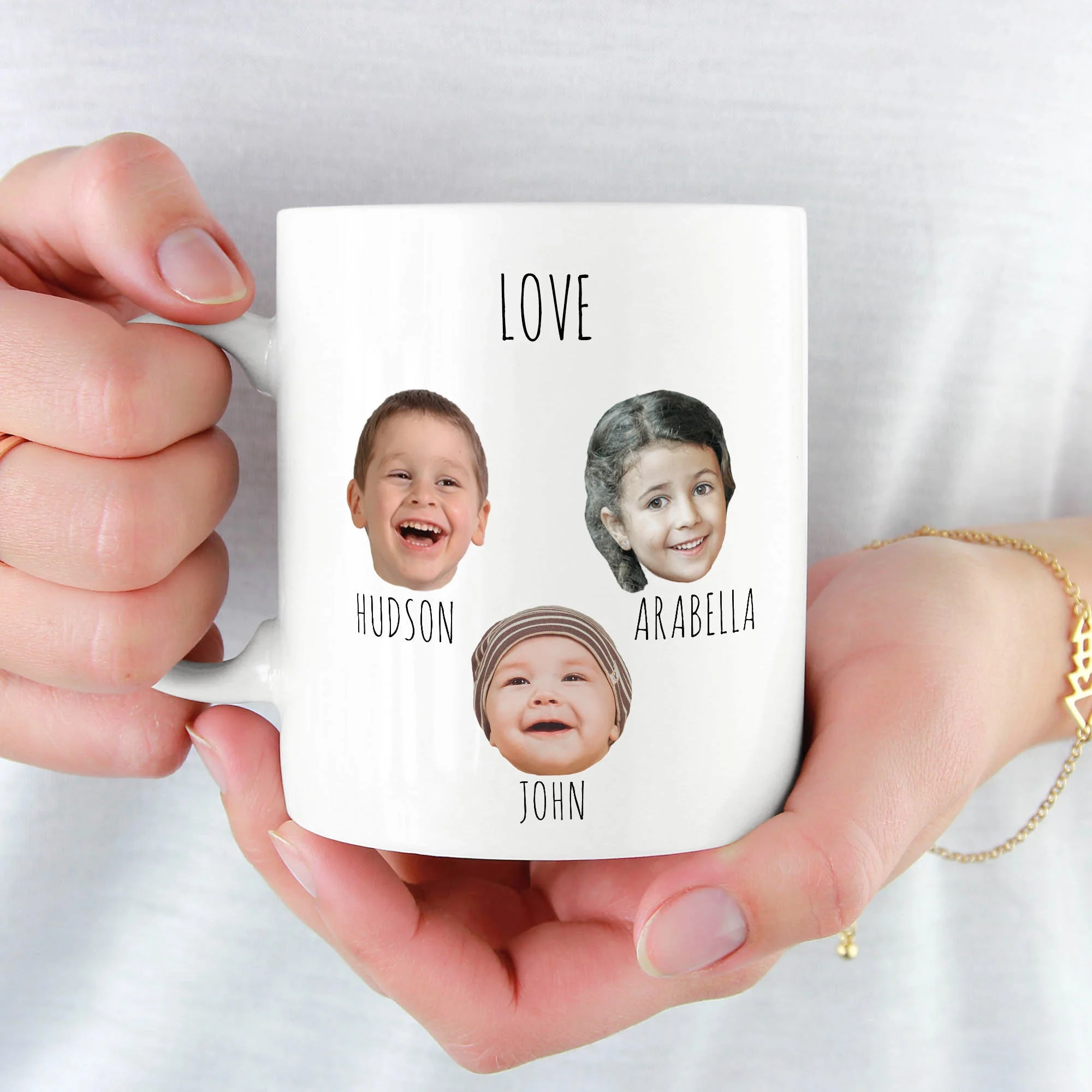 Personalized Best Dad/Mom Ever Love Kids Mug - Image 3