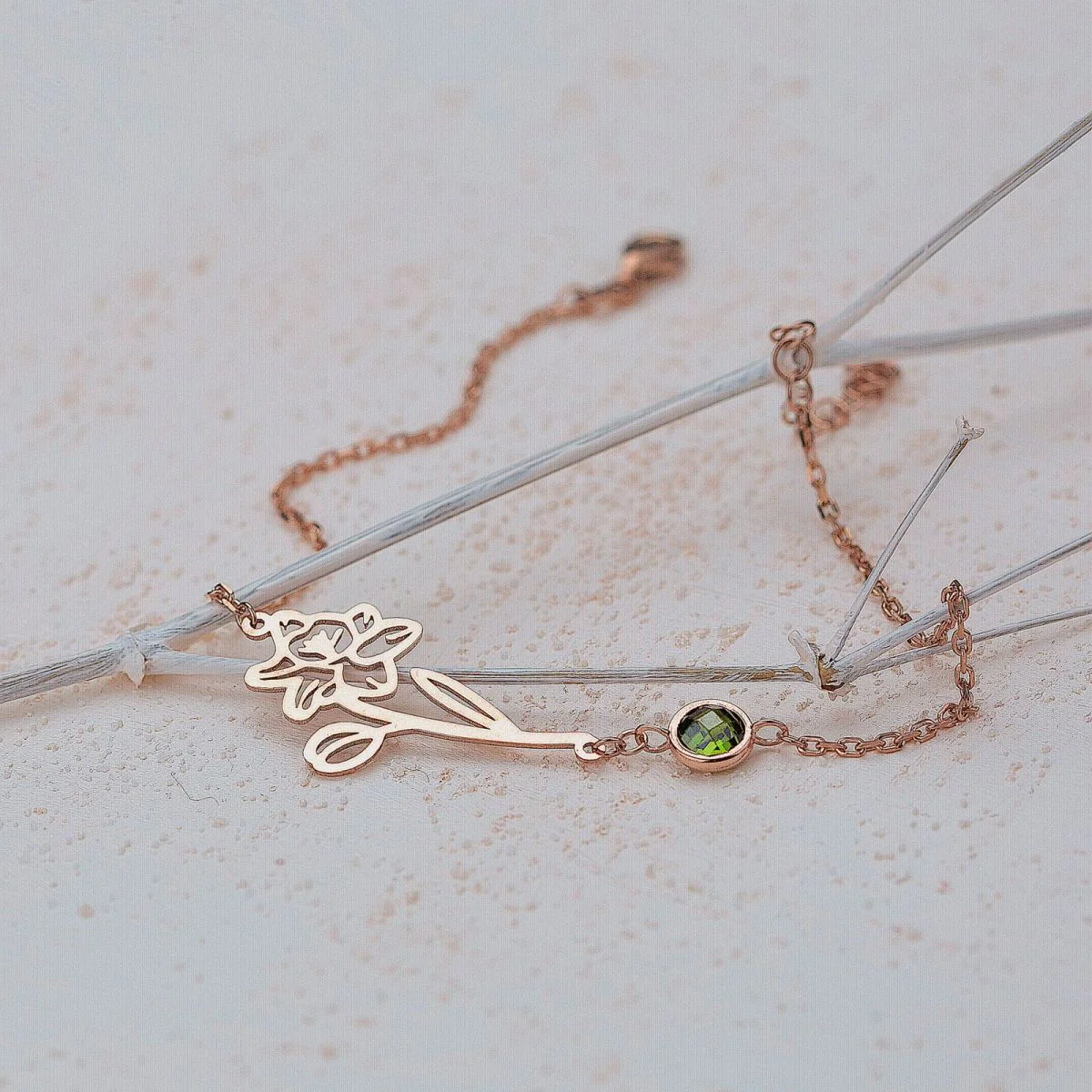 Personalized Birth Flower & Birthstone Bracelet- Jewelry Gift for Family/Friends/Sisters - Image 10