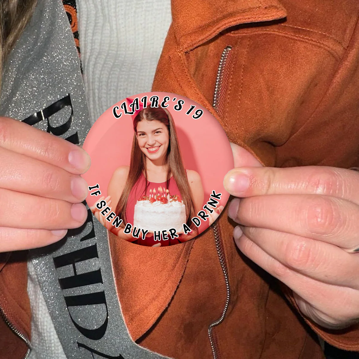 Personalized Birthday Pins- Birthday Party Favors, Birthday Party Button - Image 8