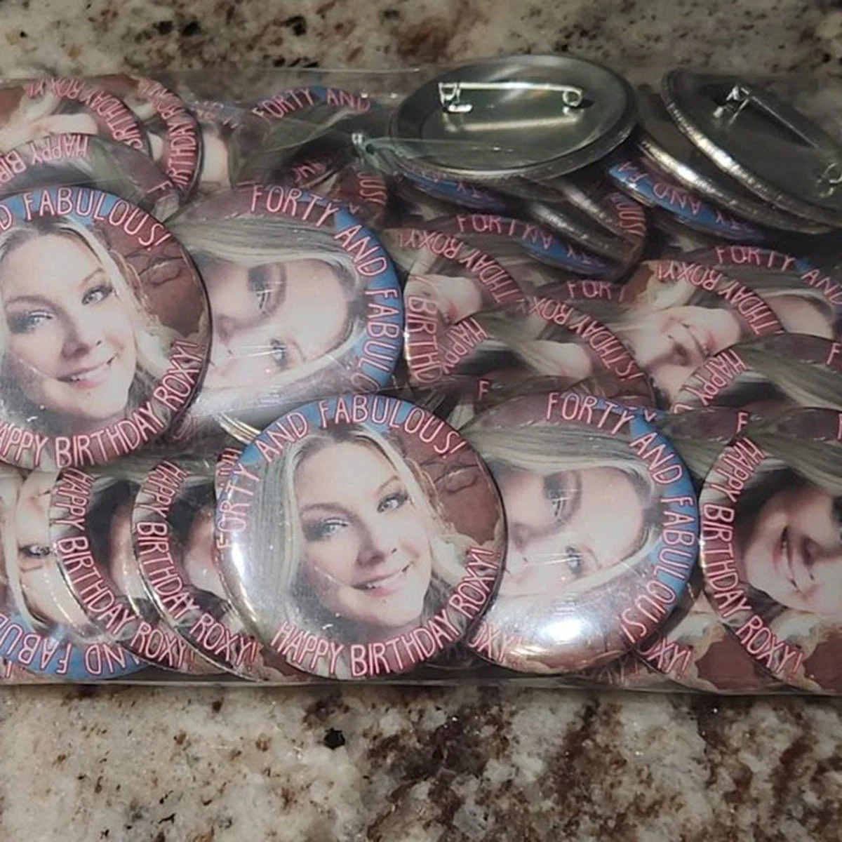 Personalized Birthday Pins- Birthday Party Favors, Birthday Party Button - Image 9