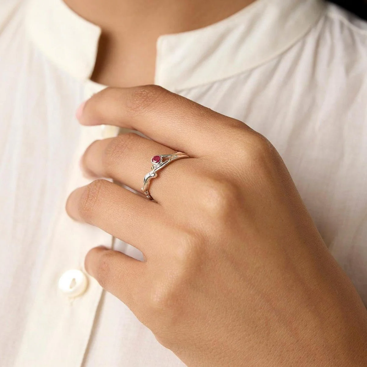 Personalized Birthstone Ring - Image 3