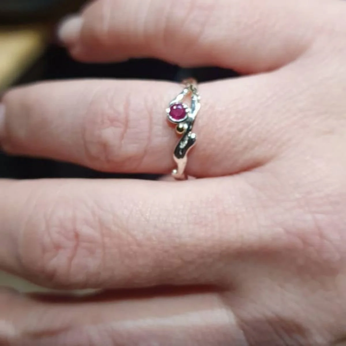 Personalized Birthstone Ring - Image 4