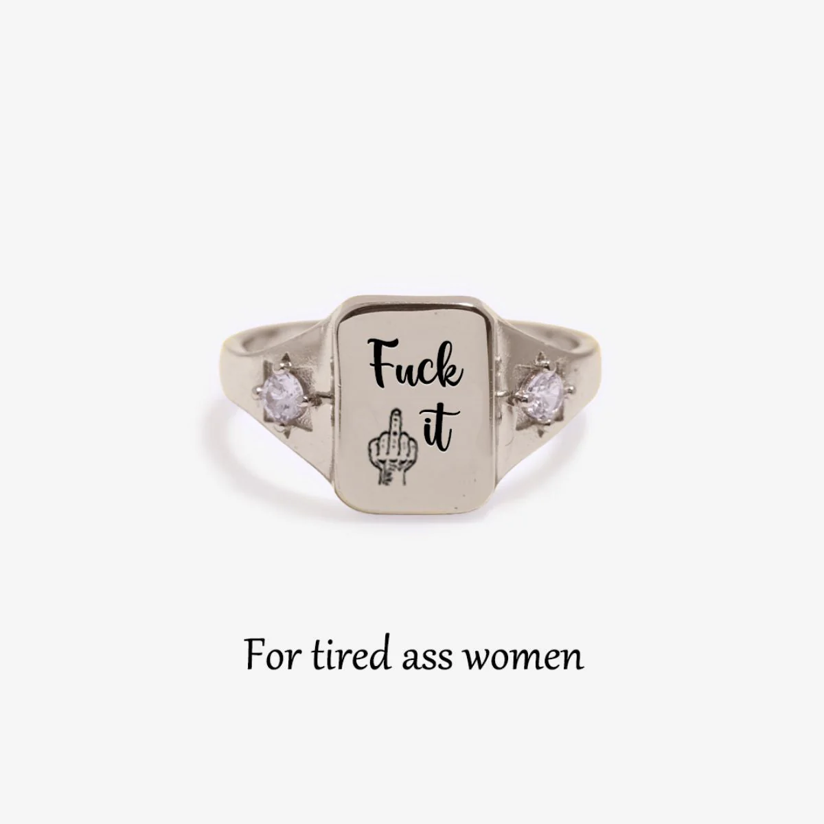Personalized Birthstone Square Ring - Image 9