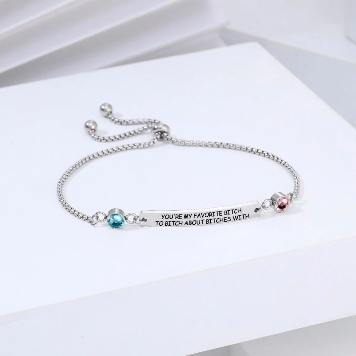 Personalized Birthstones Bracelet For Bestie, Best Friend - Image 11