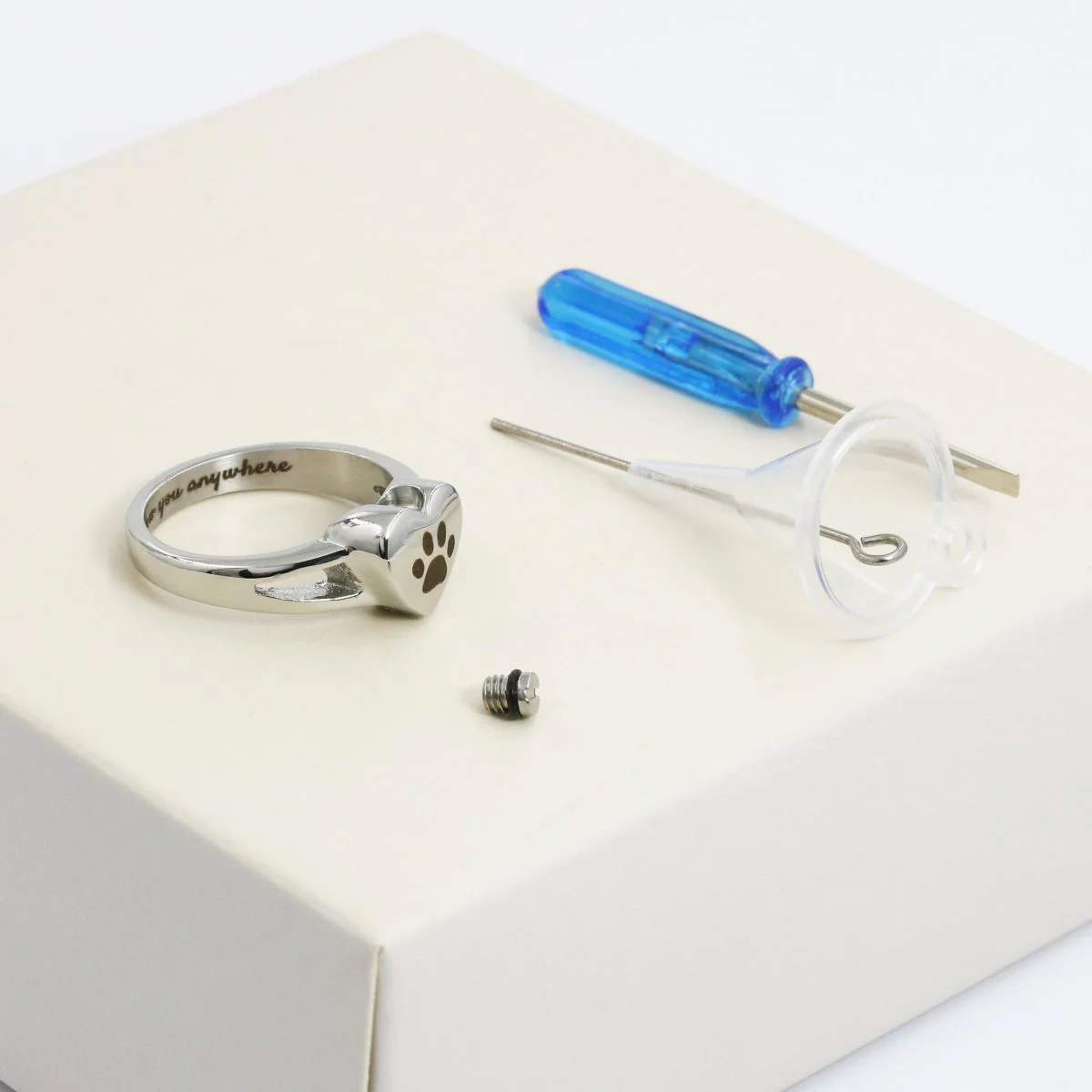 Personalized Bone Ashes Ring, Human/Pet Cremains Memorial Gift For Loss - Image 10
