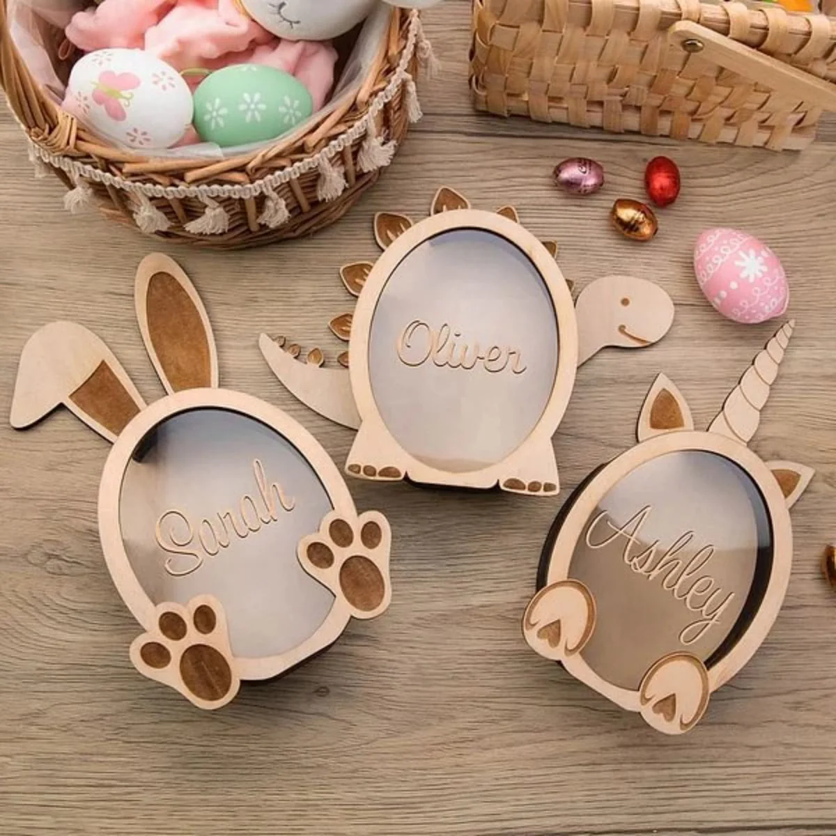 Personalized Bunny Easter Drop Money Box Gift for Kids - Image 2